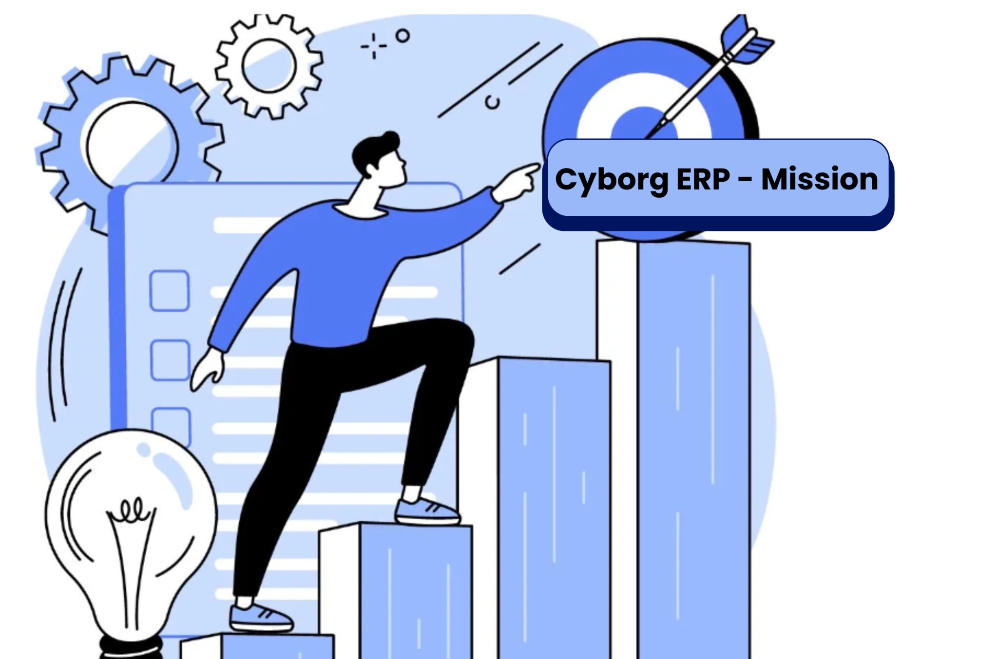 Cyborg Mission Illustration