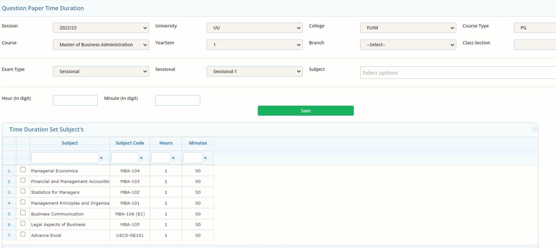 Examination Management System