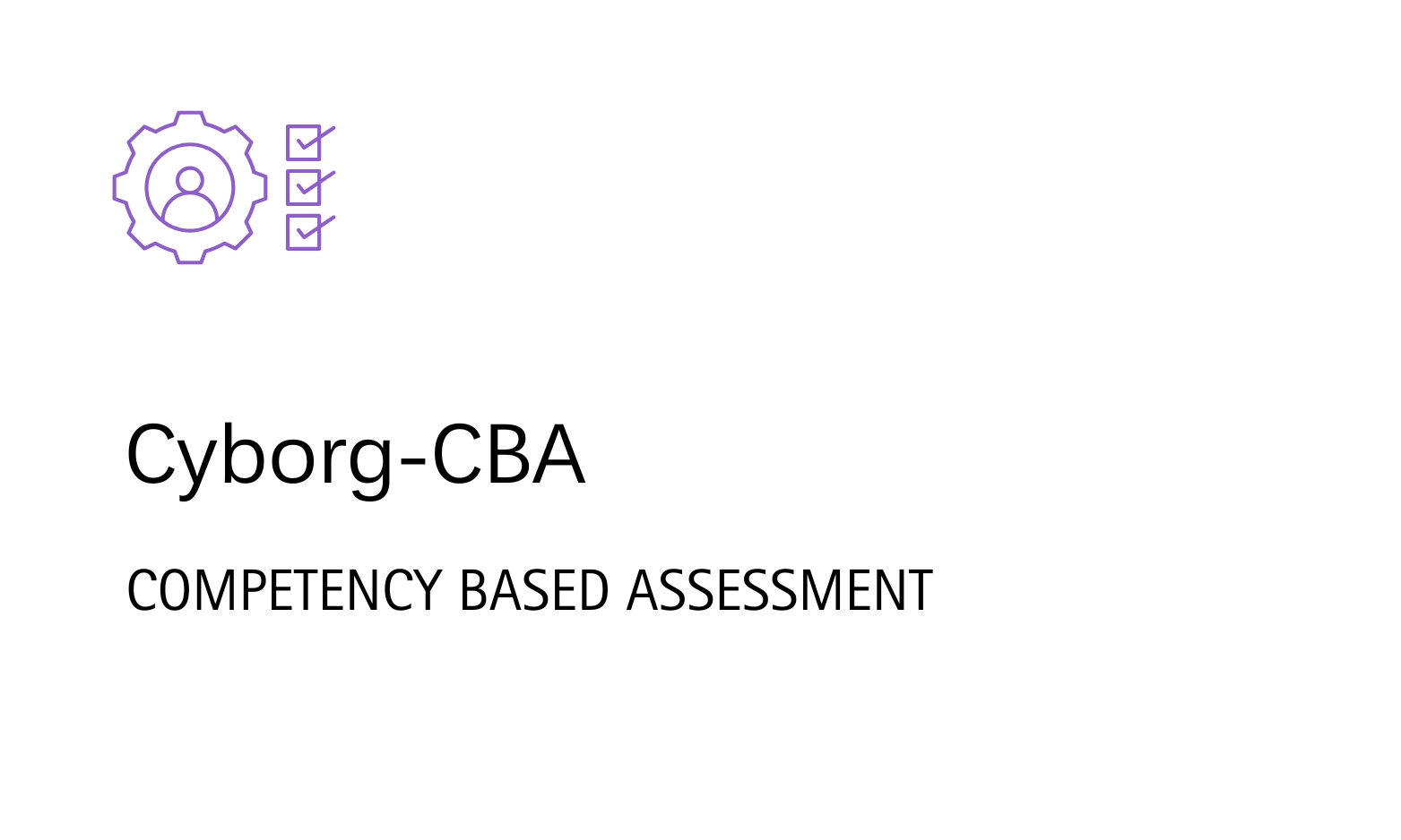 Cyborg IT Services,Cyborg ERP - Competency based assessment