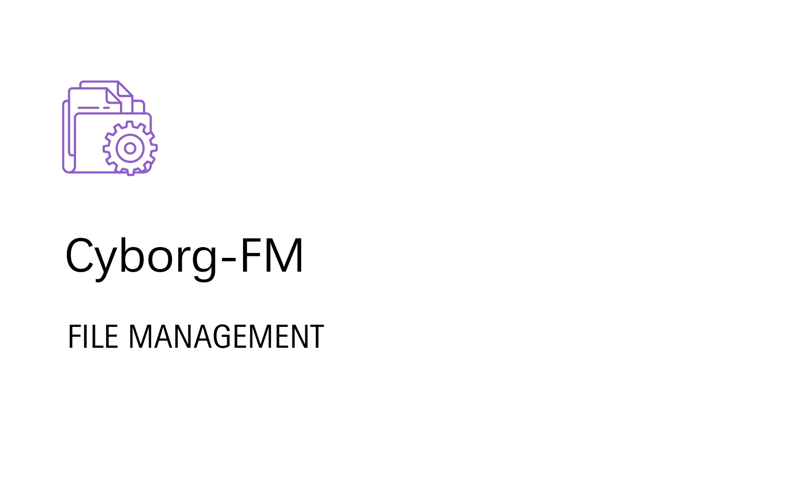 Cyborg IT Services,Cyborg ERP - file Management