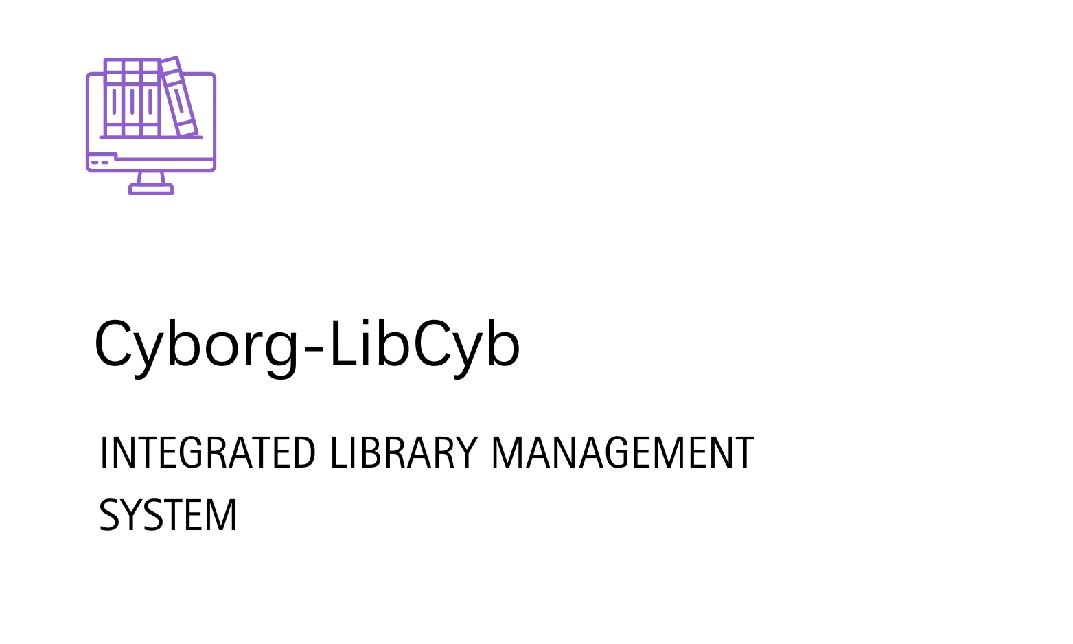 Cyborg IT Services,Cyborg ERP - Integrated library management system