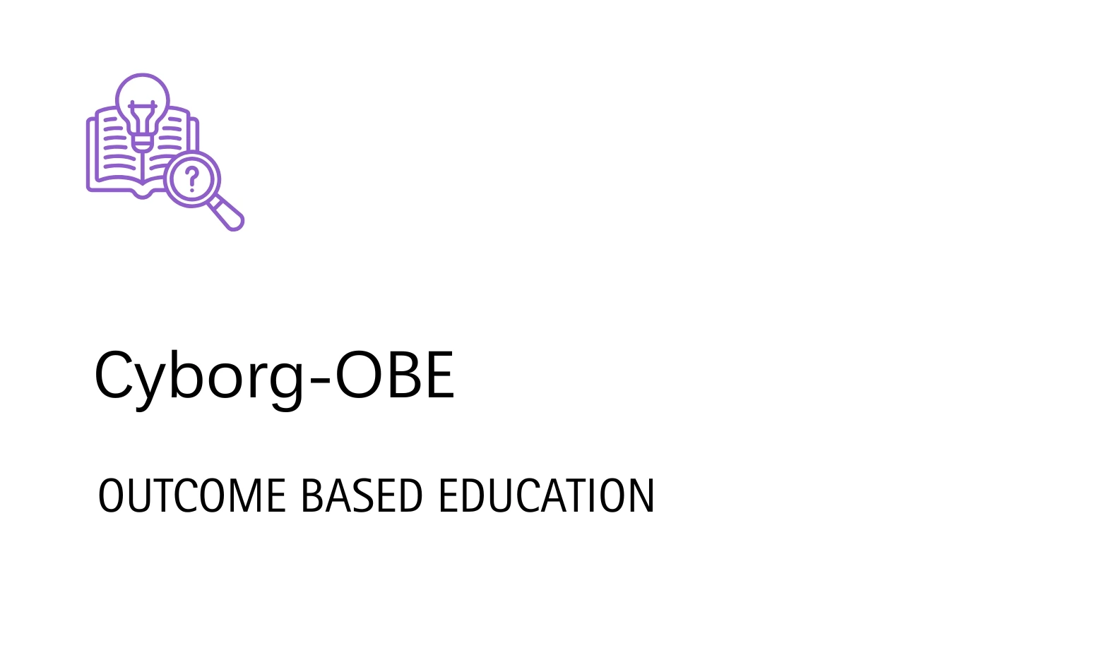 Cyborg IT Services,Cyborg ERP - Outcome Based Education