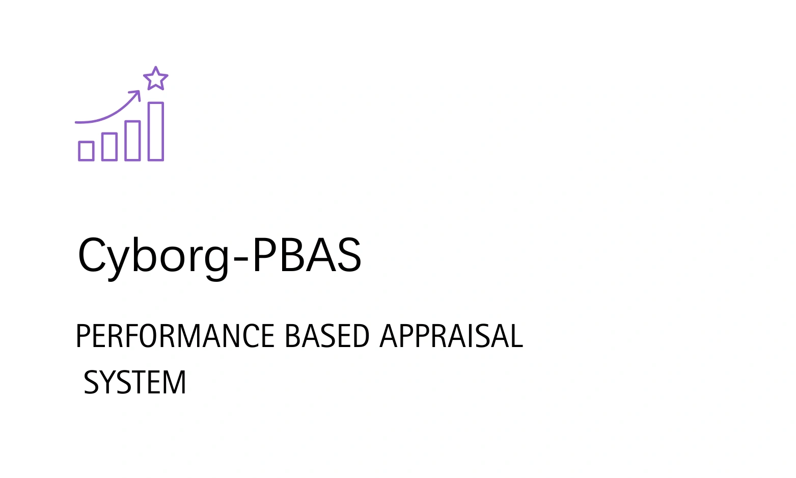 Cyborg IT Services,Cyborg ERP - Performance based appraisal system