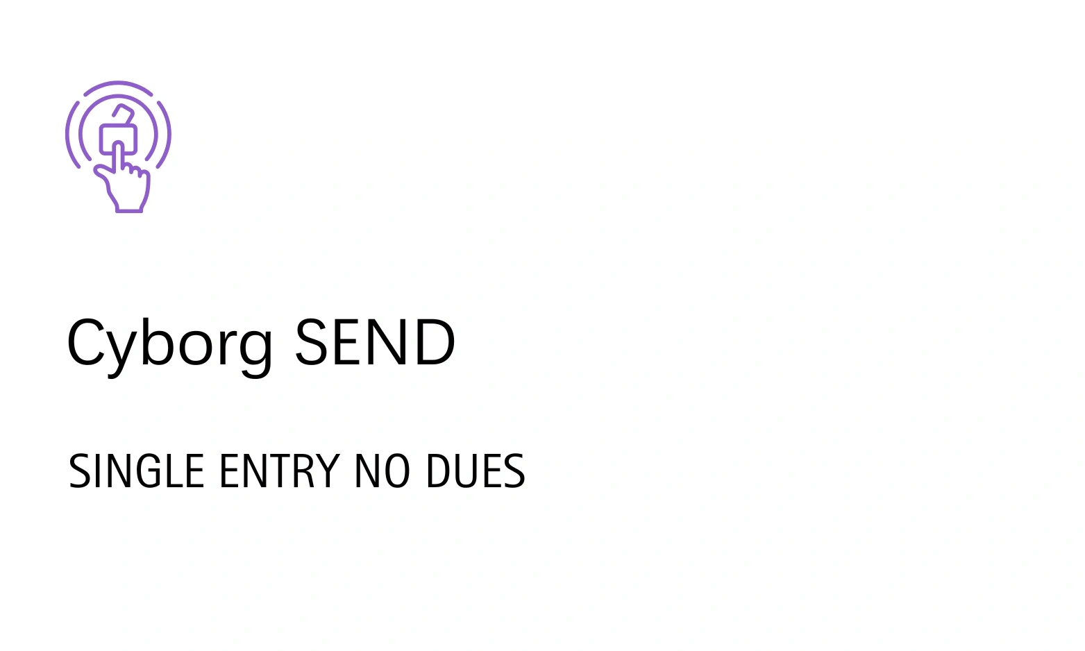 Cyborg IT Services,Cyborg ERP - Single Entry No Dues