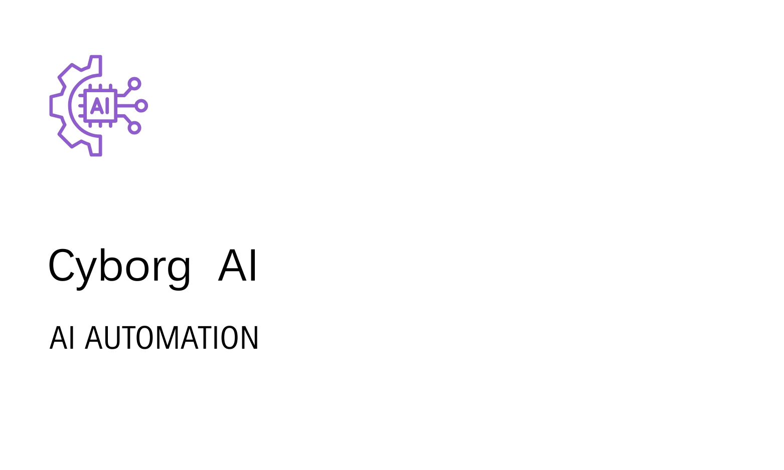 Cyborg IT Services,Cyborg ERP AI Automation