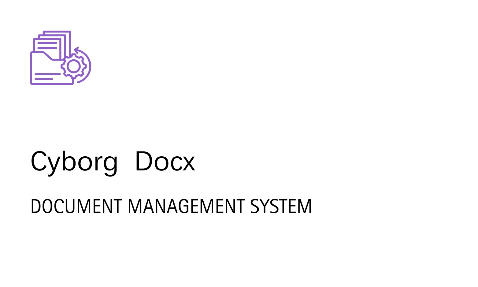Cyborg IT Services,Cyborg ERP DOCUMENT Management system