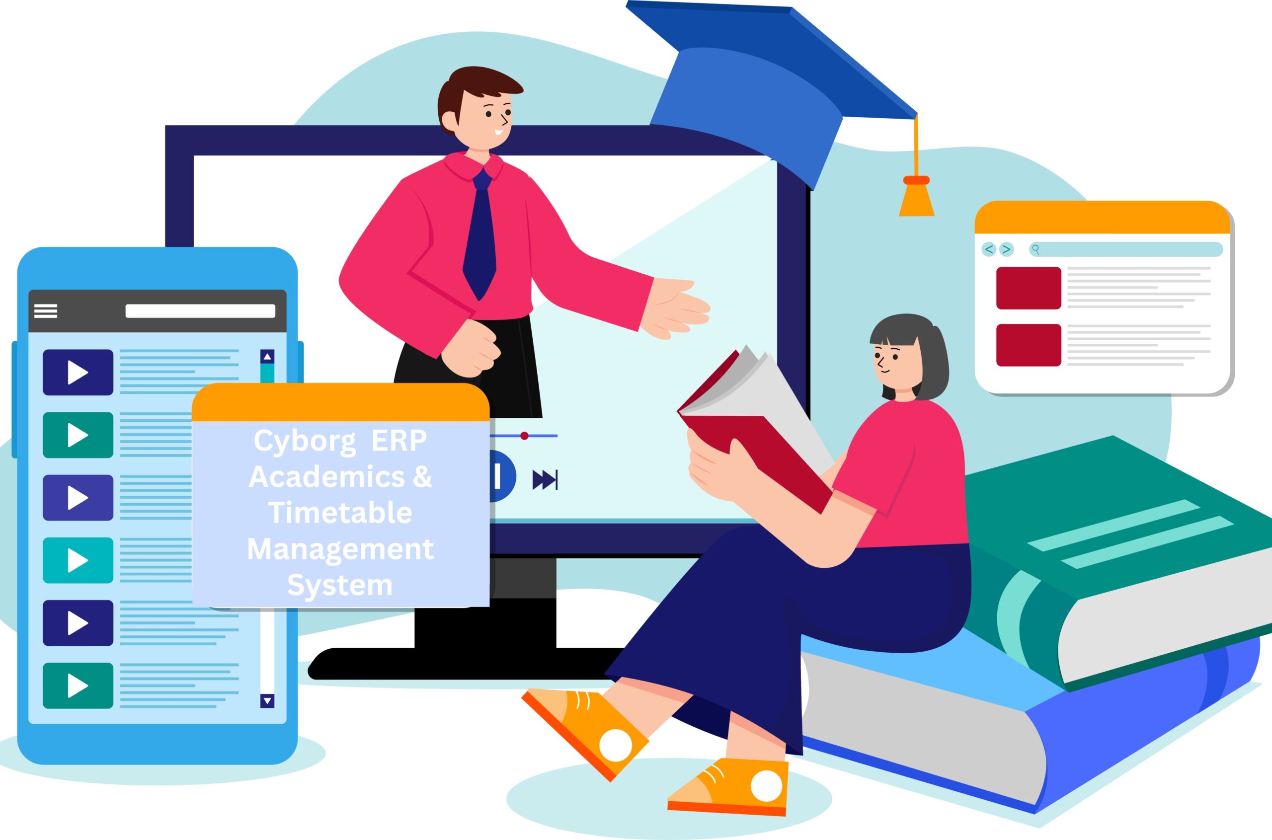 Cyborg IT Services,Cyborg ERP academics and timetable management system