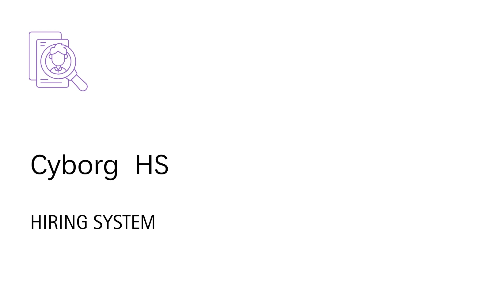 Cyborg IT Services,Cyborg ERP Hiring system